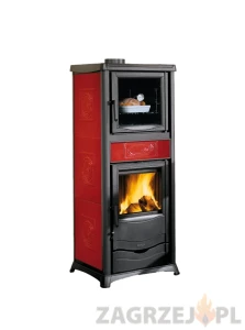 Piecyk na drewno La Nordica Rossella Plus Forno.165 Ceramica 9,4 kW