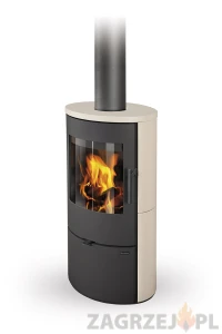 Piecyk akumulacyjny na drewno Romotop EVORA Ceramika 6,6 kW