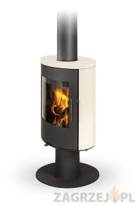 Piecyk akumulacyjny na drewno Romotop EVORA T Ceramika 6,6 kW