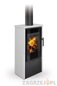Piecyk akumulacyjny na drewno Romotop LAREDO F Ceramika 6,6 kW