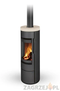 Piecyk akumulacyjny na drewno Romotop LUANCO N Ceramika 7,4 kW