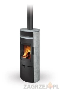 Piecyk akumulacyjny na drewno Romotop LUGO N Kamień 7,4 kW