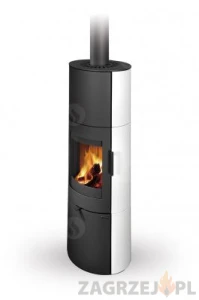 Piecyk akumulacyjny na drewno Romotop LUGO N A Ceramika 7,4 kW