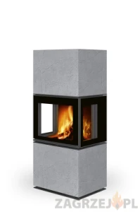Kominek Romotop LERA C G Thermaline Grey 61 7,5 kW