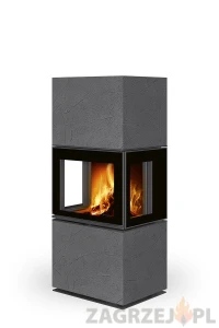 Kominek Romotop LERA C G Thermaline Grey 62 7,5 kW