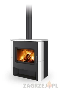 Piec kominkowy z płaszczem wodnym Romotop TELDE Ceramika 14,2 kW
