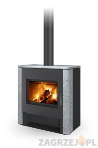 Piec kominkowy z płaszczem wodnym Romotop TELDE Kamień 14,2 kW