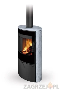 Piecyk akumulacyjny na drewno Romotop SONE G Kamień 8,2 kW