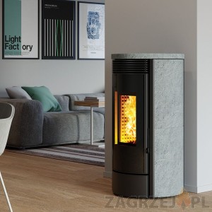 Piecyk na pellet Caminetti Montegrappa Mura NIS 9 EVO z nadmuchem + WiFi gratis